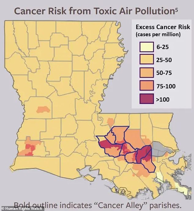 1710367398 410 85 mile stretch in Louisiana known as Cancer Alley sees rates