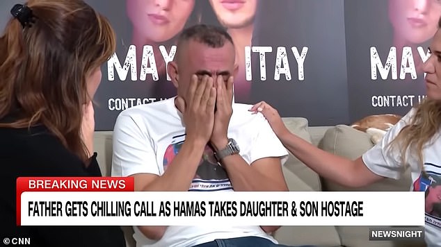 Their father Ilan Regev previously shared a harrowing phone call he received from Maya when she and her brother were kidnapped