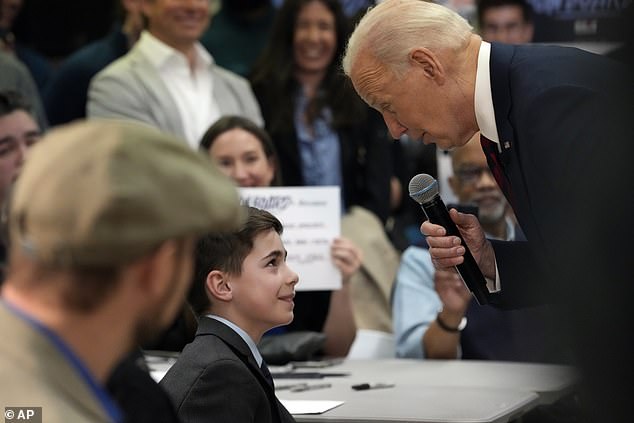 President Joe Biden visited his Wisconsin re-election campaign headquarters on Wednesday in Milwaukee, the city that will serve as the backdrop for this summer's Republican National Convention after Democrats called it quits in 2020 due to the ongoing COVID-19 pandemic