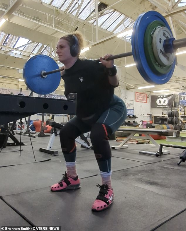 The mother-of-one caused an online storm after sharing a clip of her lifting heavy weights while pregnant on social media.
