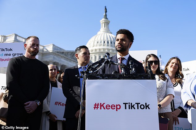 Gen Z congressman Maxwell Frost said he was a 'hell no' vote on the TikTok bill ahead of a House vote that would force the app's Chinese parent to divest or face a US ban