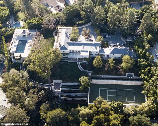 The couple is taking refuge at Swift's $25M Beverly Hills pad - the Samuel Goldwyn Estate