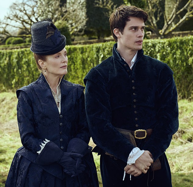 The actor left viewers hot in Sky's Mary & George; Released last week, it tells the scandalous true story of 17th-century Countess Mary Villiers (played by Julianne Moore), who molded her son (Nicholas) to seduce King James I.