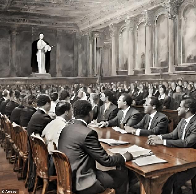 When asked to generate images of the 1787 Constitutional Convention, the tool produced images of black men and women sitting in the Philadelphia State House to address the country's then emerging problems