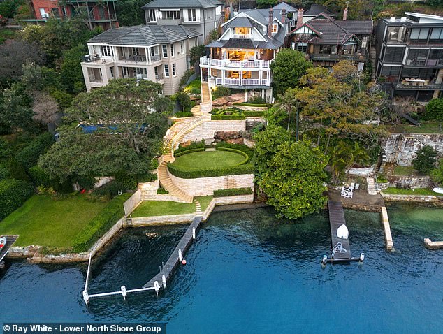 Joyce sold her Mosman mansion for just under $21 million after never living there