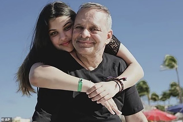 A photo provided by the Raanan family shows Natalie and her father, Uri Raanan, in Mexico