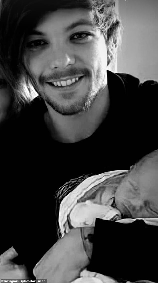 Big brother Louis chose to honor the anniversary of Félicité's death privately.  He was the first to make Félicité an aunt, welcoming son Freddie in 2016