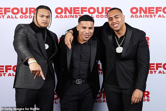 Also among the festival's controversial headlines is the rap group OneFour (pictured)
