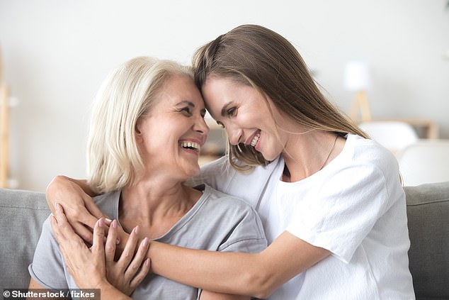 Relationships between mother and daughter often showed a strengthening of emotional bonds after divorce (file image)