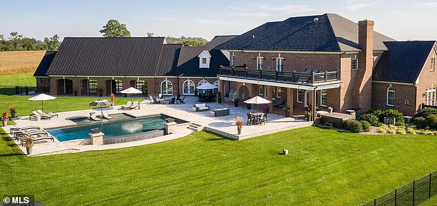 One of the sprawling mansions that drew attention to Mello was this eight-bedroom, sixteen-bathroom home in Preston, Maryland—when the IRS began to question how she could afford such lavish purchases on a $130,000 salary