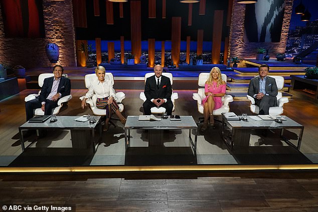 O'Leary (pictured center with his Shark Tank co-stars) says couples should only have three credit cards between them
