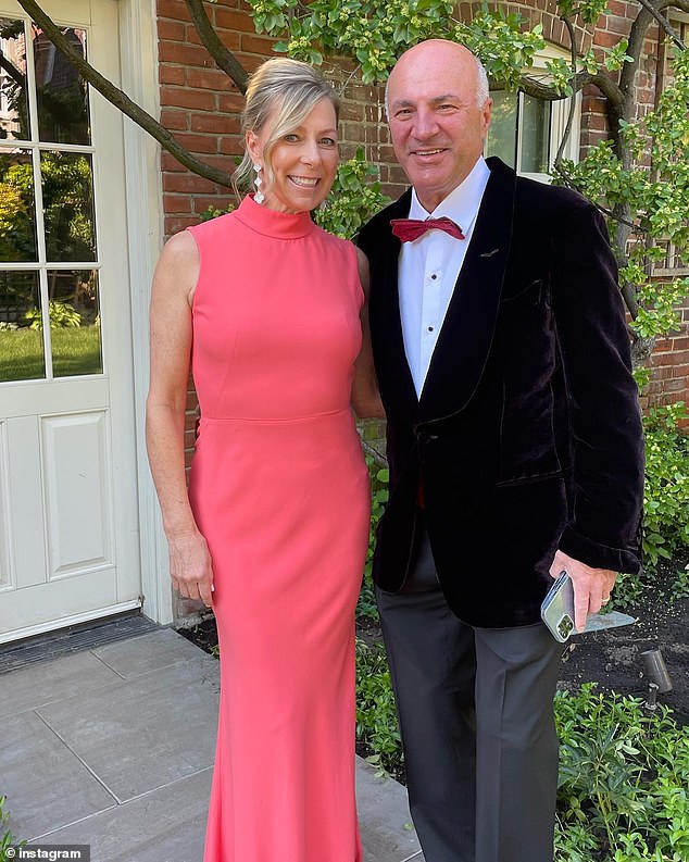 The statistics are astounding. Half of all marriages now end in divorce, and nearly four in 10 people report money problems as the reason. Pictured: O'Leary with his wife of 34 years, Linda
