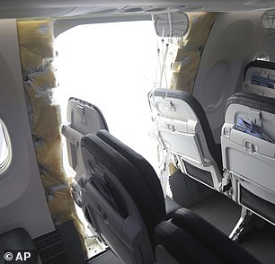 Six Alaska Airlines passengers have sued Boeing after their horror flight in which a door stopper blew out at 16,000 feet, forcing a dramatic emergency landing in Oregon