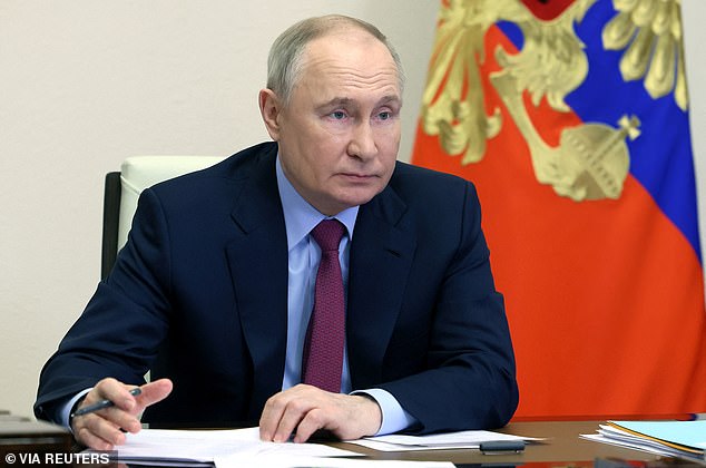 A Russian victory in Ukraine would increase the likelihood of Vladimir Putin (pictured) ordering an attack on a NATO state