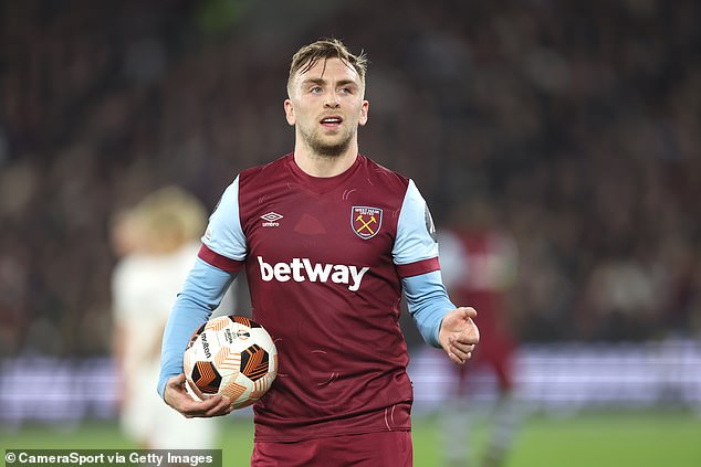 Moyes hailed Jarrod Bowen's rise at West Ham to become a regular in the England set-up