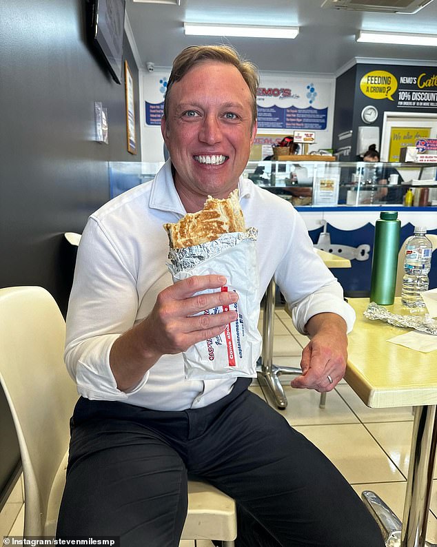Since taking over, Mr Miles has posted pictures of himself in Queensland as he tries to reverse his government's declining popularity.