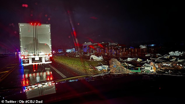 Residents of the Lakeside RV Park in Lakeview, Ohio were hit by a tornado Thursday night