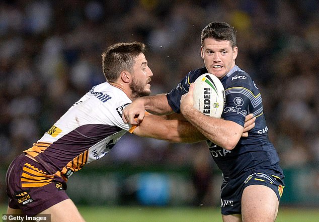 Cowboys first-place finisher Lachlan Coote (right) was also forced to retire due to head injuries suffered during his football career.