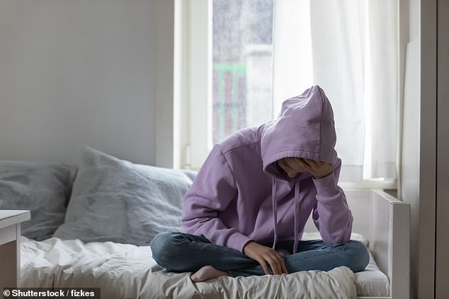 The NHS estimates that 1 in 5 children and young people aged 8 to 25 in England have a probable mental health disorder (stock image)