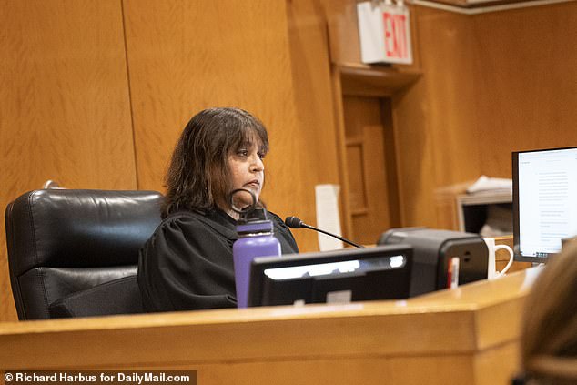 Pictured: Judge Pandit-Durant in court on Thursday