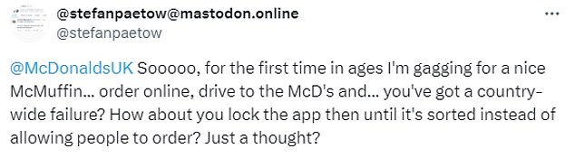 1710498077 481 Not lovin it Furious McDonalds customers take to social media