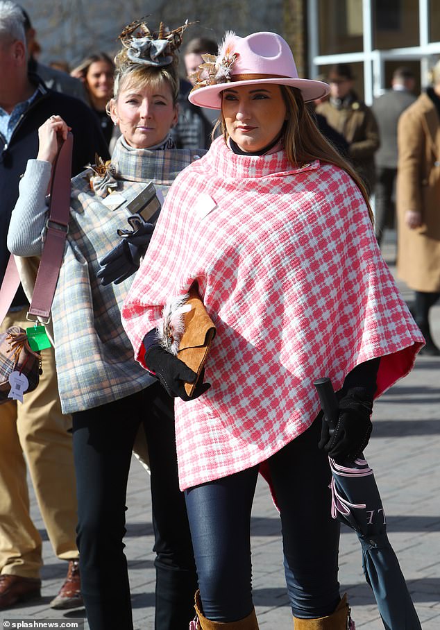 Tartans and bold patterns have also featured heavily at the 2024 event, now known as much for its fashion as its racing