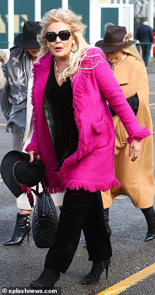 Coats of many colors: Racegoers didn't shy away from bold hues on the final day