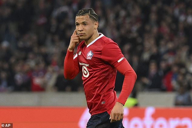 Lille is fourth in Ligue 1 and beat Austrian side Sturm Graz to reach the quarterfinals.