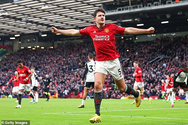 Former captain Harry Maguire last played for the Red Devils in mid-February before picking up an injury.