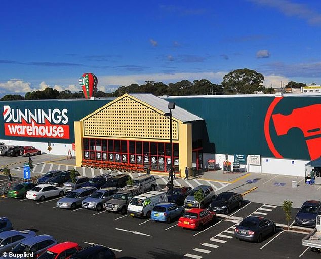 Bunnings thanked staff who spotted the snake and called in an expert