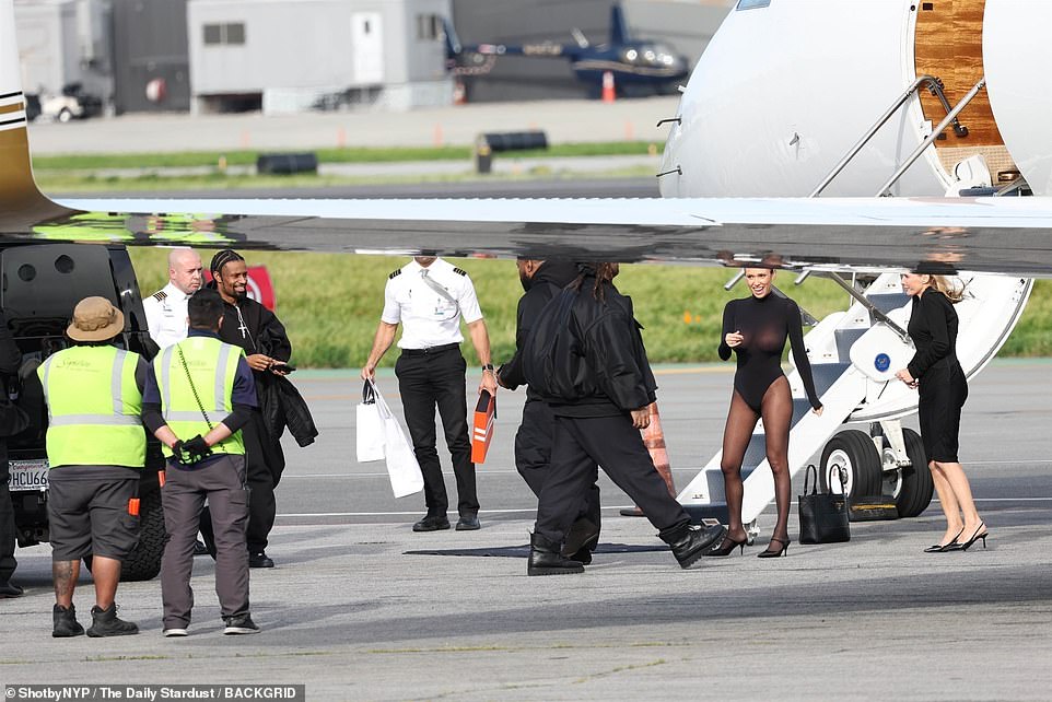 Everyone seemed to be enjoying themselves on the tarmac, laughing and talking