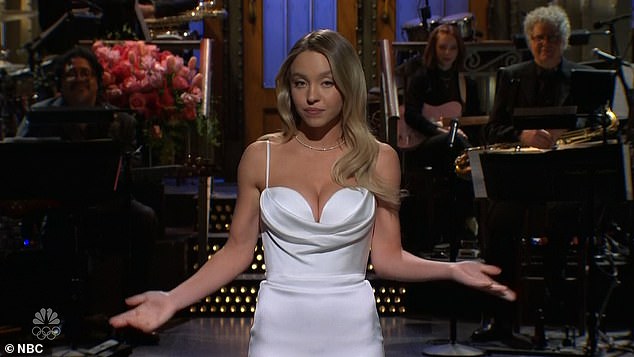 The 26-year-old screen star, who rose to fame showing off the flesh on the racy HBO series Euphoria, also hosted Saturday Night Live on March 3.