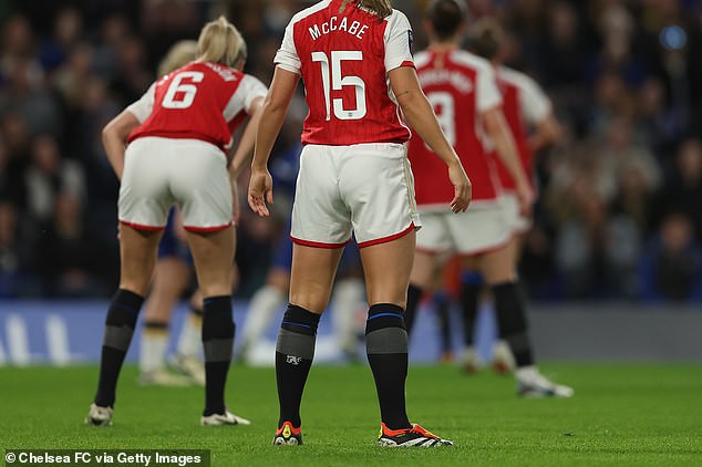 The pre-match scenes dominated the build-up as Arsenal turned up wearing the wrong socks.