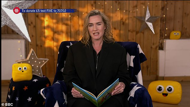 Titanic star Kate, 48, treated Comic Relief viewers to a late-night CBeebies Bedtime Story aimed at parents as she read F***, Now There Are Two Of You by Adam Mansbach