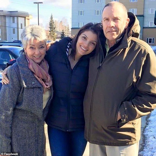 Patricia Silva from Alaska is seen in Facebook photos with her husband and daughter