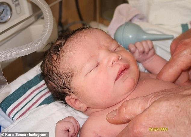 The couple told who they are 'overjoyed' with the arrival of baby Giulia