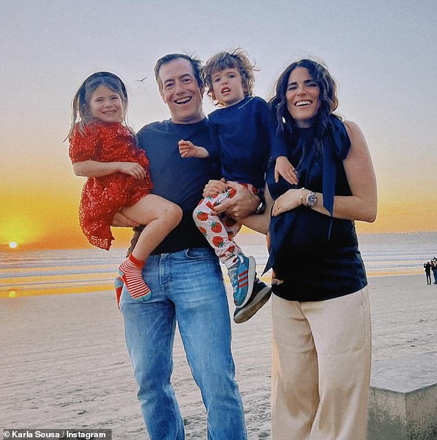 The couple, who have been married since May 2014, are already parents to daughter Gianna, five, and son Luka, three