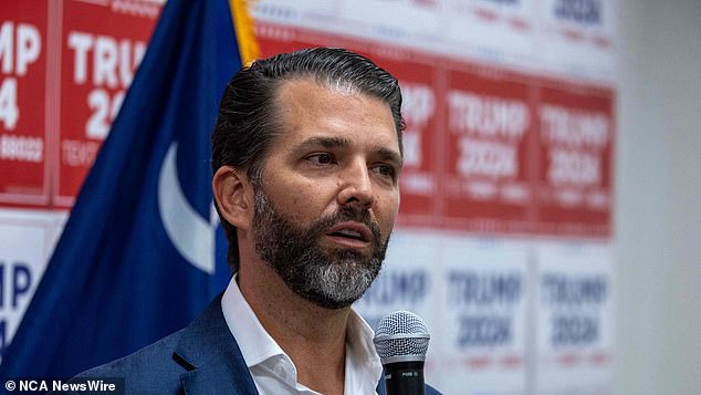Trump Jr's planned tour has been met with outcry, with a Change.org petition calling on the government to deny him a visa reaching 22,806 signatures