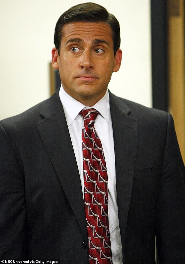 Steve Erceg is a dead ringer for Michael Scott from The Office in the eyes of some UFC fans (actor Steve Carell is pictured)