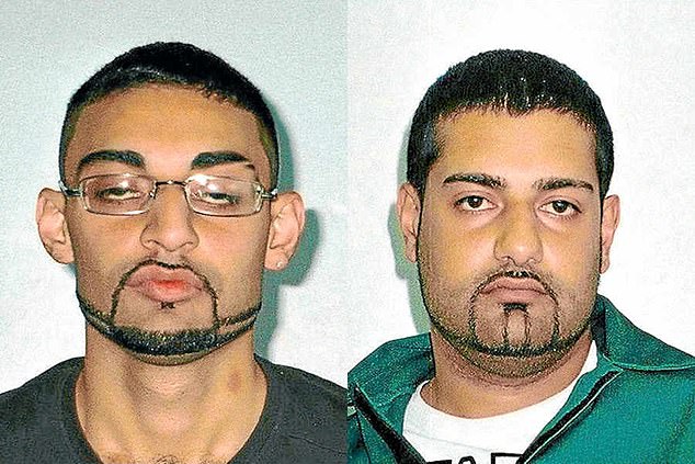 The Ali brothers, both from Wellington, Telford, denied a total of 24 offenses alleged to have been committed against four girls between March 2008 and December 2009. Pictured: Ahdel Ali (left) and Mubarek Ali (right)