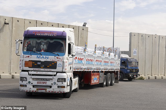 Trucks are often used to deliver aid, but can only carry a limited amount of food