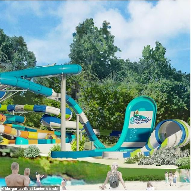 Now, at the top of the lake, a water park is poised to introduce 'Georgia's first adrenaline-fueled waterslide that will redefine aquatic thrills,' according to Margaritaville at Lake Lanier Islands