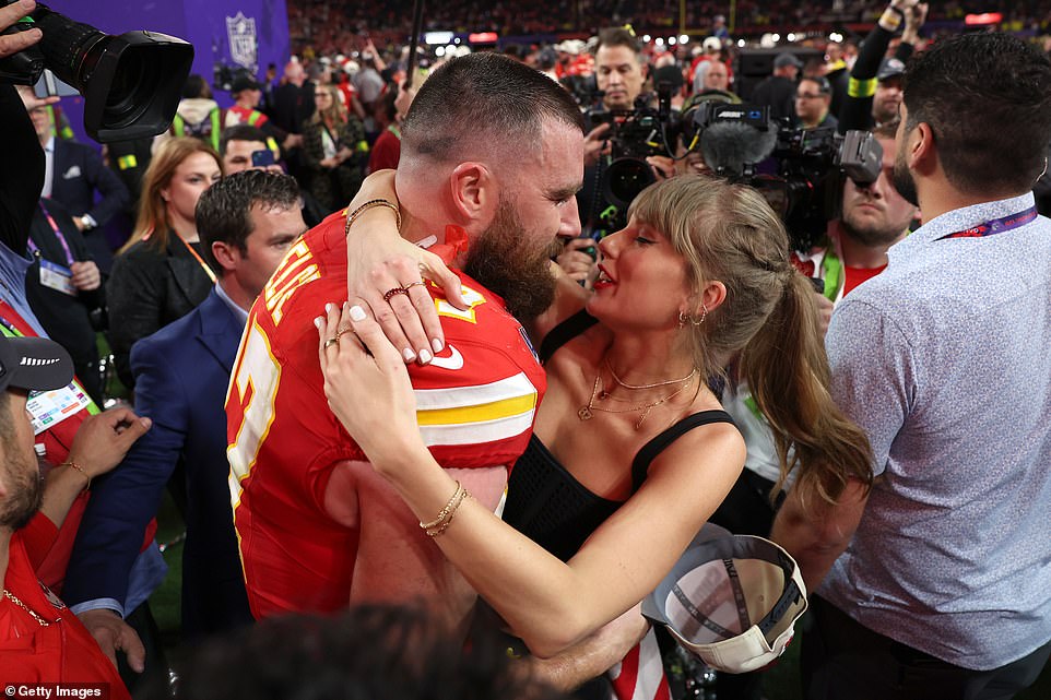The pair's hard-earned time off comes on the heels of Kelce's Super Bowl win with the Kansas City Chiefs last month and travel to Australia and Singapore for Taylor's sold-out Eras Tour shows