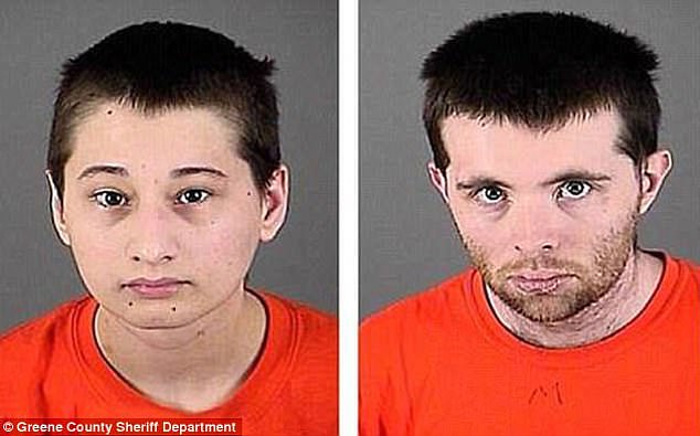 Their 'inseparable' bond ended when Gypsy broke free from her twisted mother's control in 2015 by letting her distraught internet boyfriend Nicholas Godejohn creep into their Springfield, Missouri home to stab 48-year-old Dee Dee to death (Nick and Gypsy seen in their mugshots)