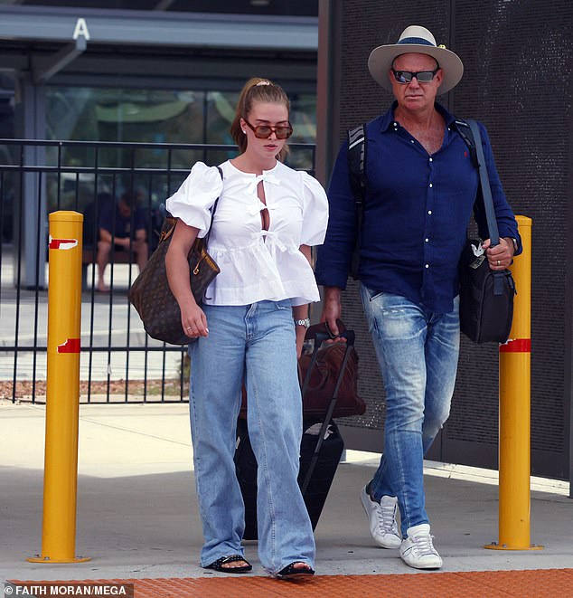 The father and daughter pair were in Western Australia to perform at the Mandurah Crab Festival at the weekend