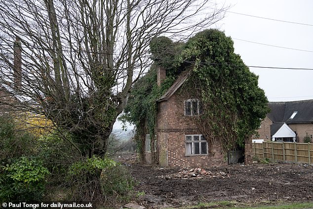 Sir. Kemp lived in the property (pictured) from 1974 until shortly before his death in February 2022, turning it into a haven for wildlife