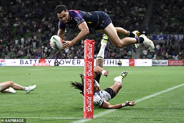 The Superman effort was highly praised by Cooper Cronk, who said he didn't 'get' how Coates pulled it off