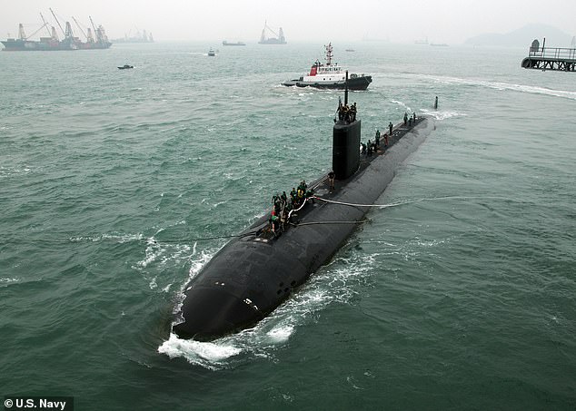 The USS Hampton Los Angeles-class fast attack submarine