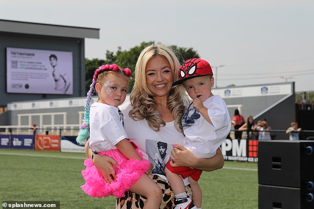 Last year Kelsey launched a charity football match in Tom's honor which took place on Father's Day and she was delighted to announce that another will take place on this year's Father's Day - June 16