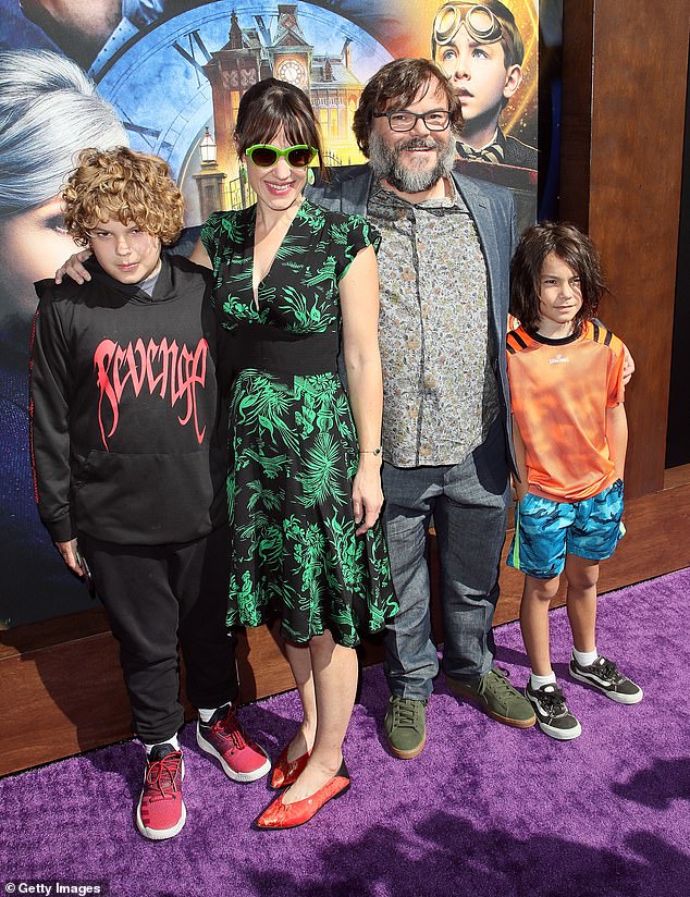 The 54-year-old has two sons, sons Samuel, 17, and Thomas, 15, with his wife Tanya Haden. All pictured in 2018